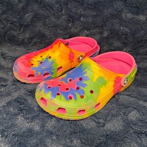 Crocs Classic Solar Rainbow Clogs